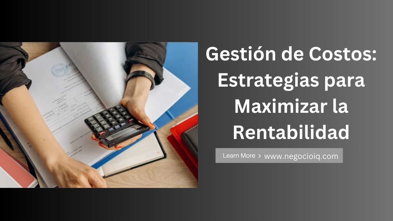 Gestión de Costos: Estrategias para Maximizar la Rentabilidad