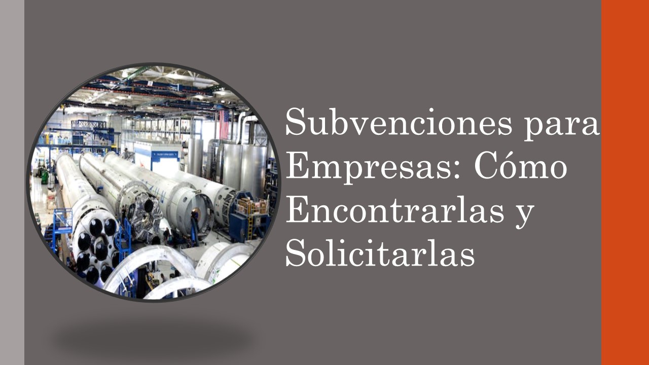 Subvenciones para Empresas: Cómo Encontrarlas y Solicitarlas