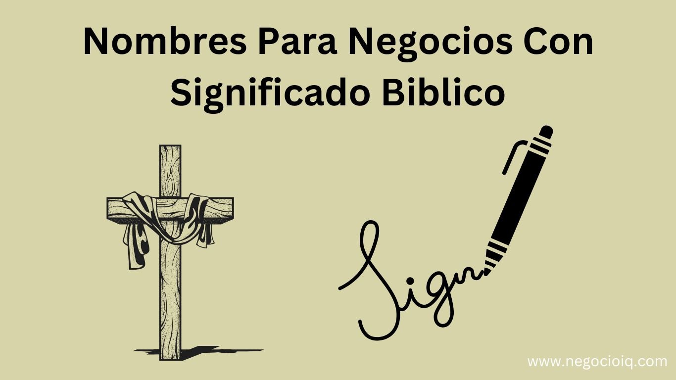Nombres Para Negocios Con Significado Biblico