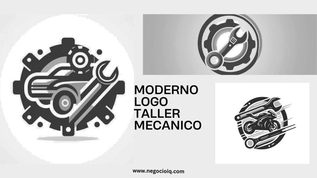 Moderno Logo Taller Mecánico: Impulsando El Profesionalismo E ...