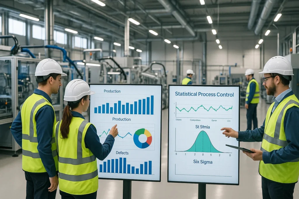 Control estadístico de la calidad y Seis Sigma fácil 1 Proceso de control estadístico de la calidad y Seis Sigma aplicado en una fábrica