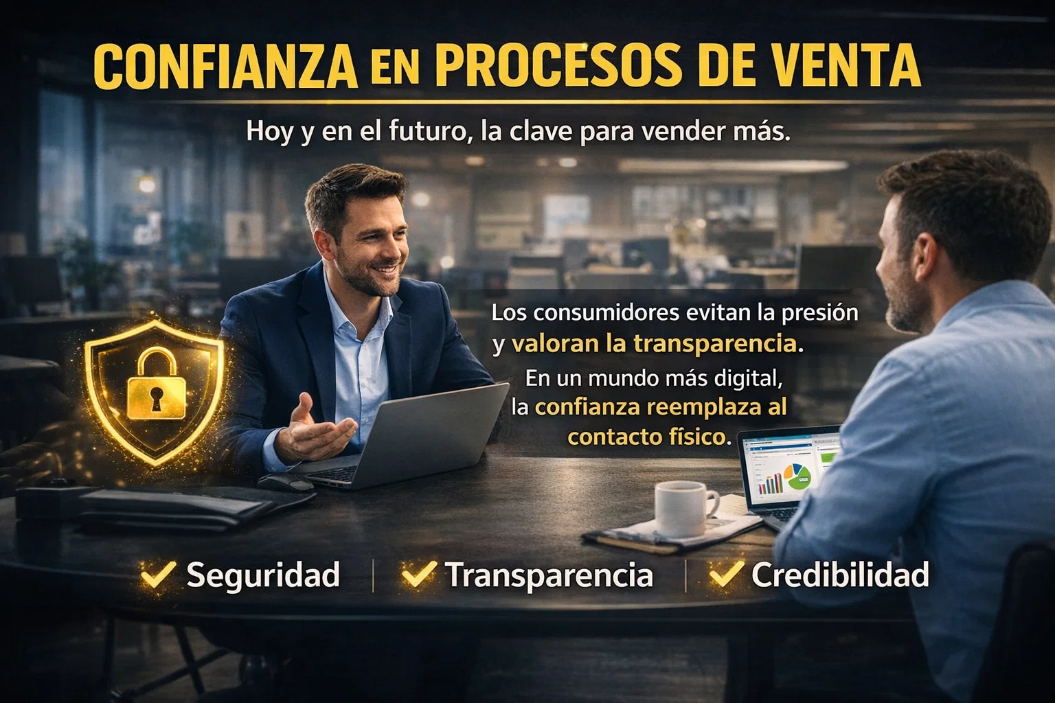 Ejemplo real de confianza en procesos de venta entre vendedor y cliente