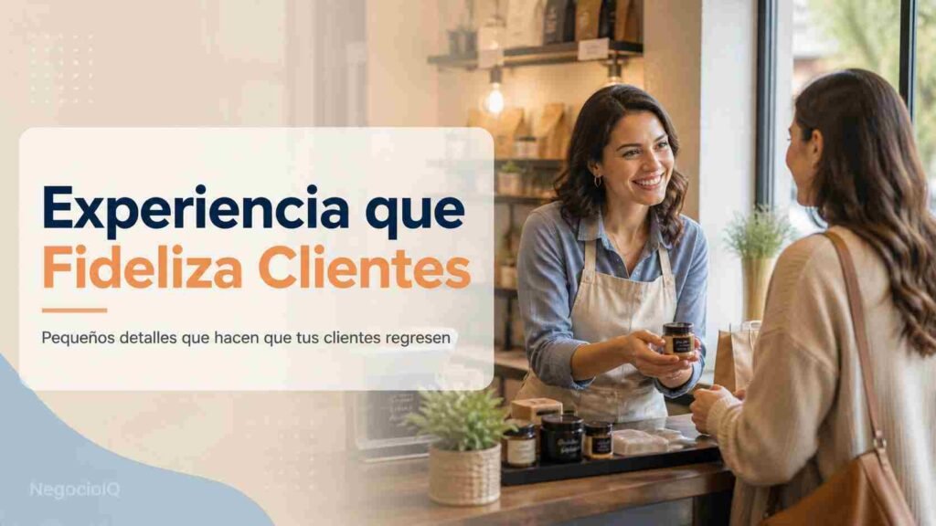 Ejemplo de experiencia del cliente en negocios pequeños con atención personalizada
