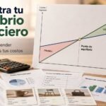 Punto de equilibrio financiero entre costos ventas y utilidad
