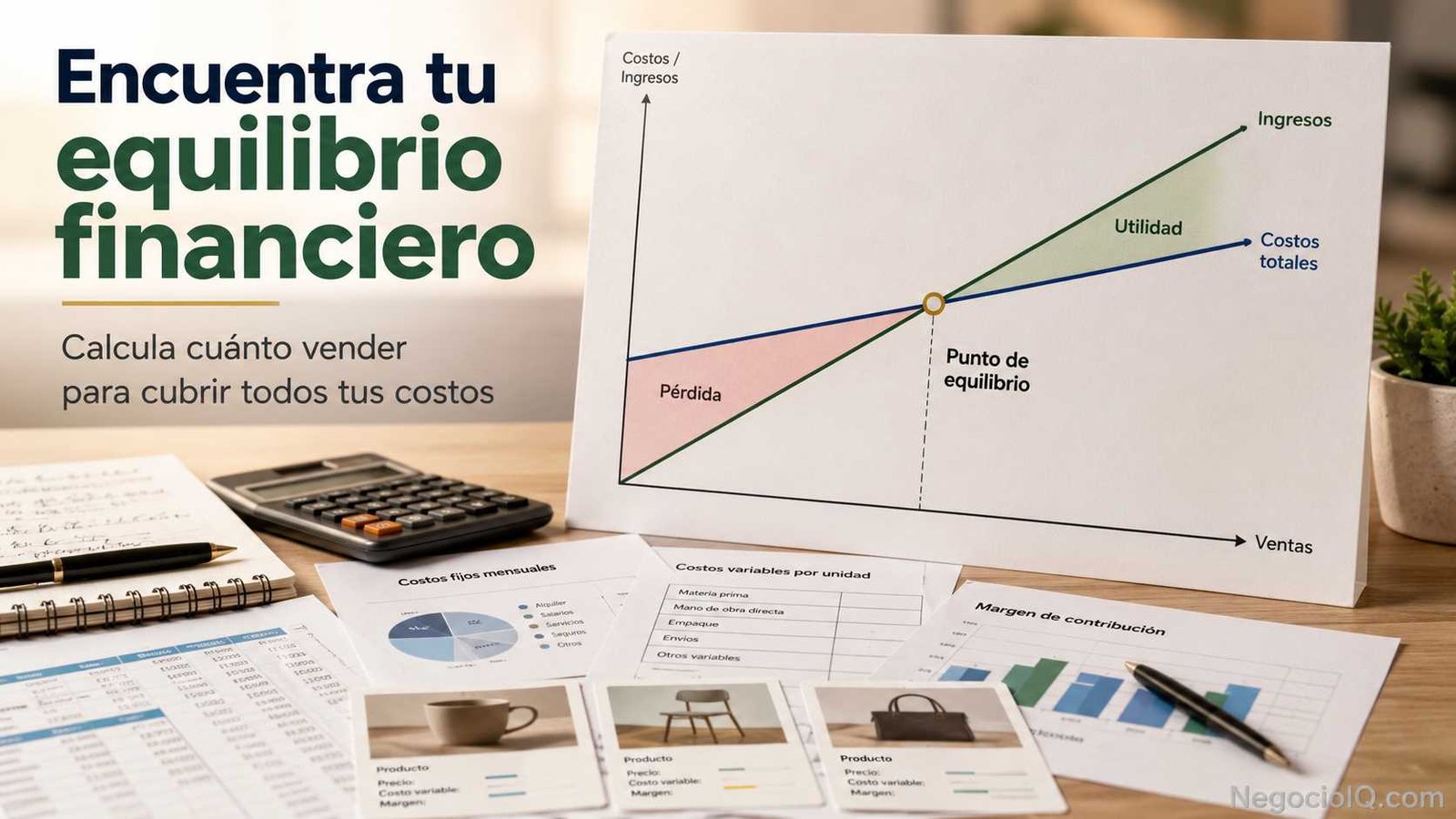 Cómo calcular el punto de equilibrio financiero paso a paso 1 Punto de equilibrio financiero entre costos ventas y utilidad