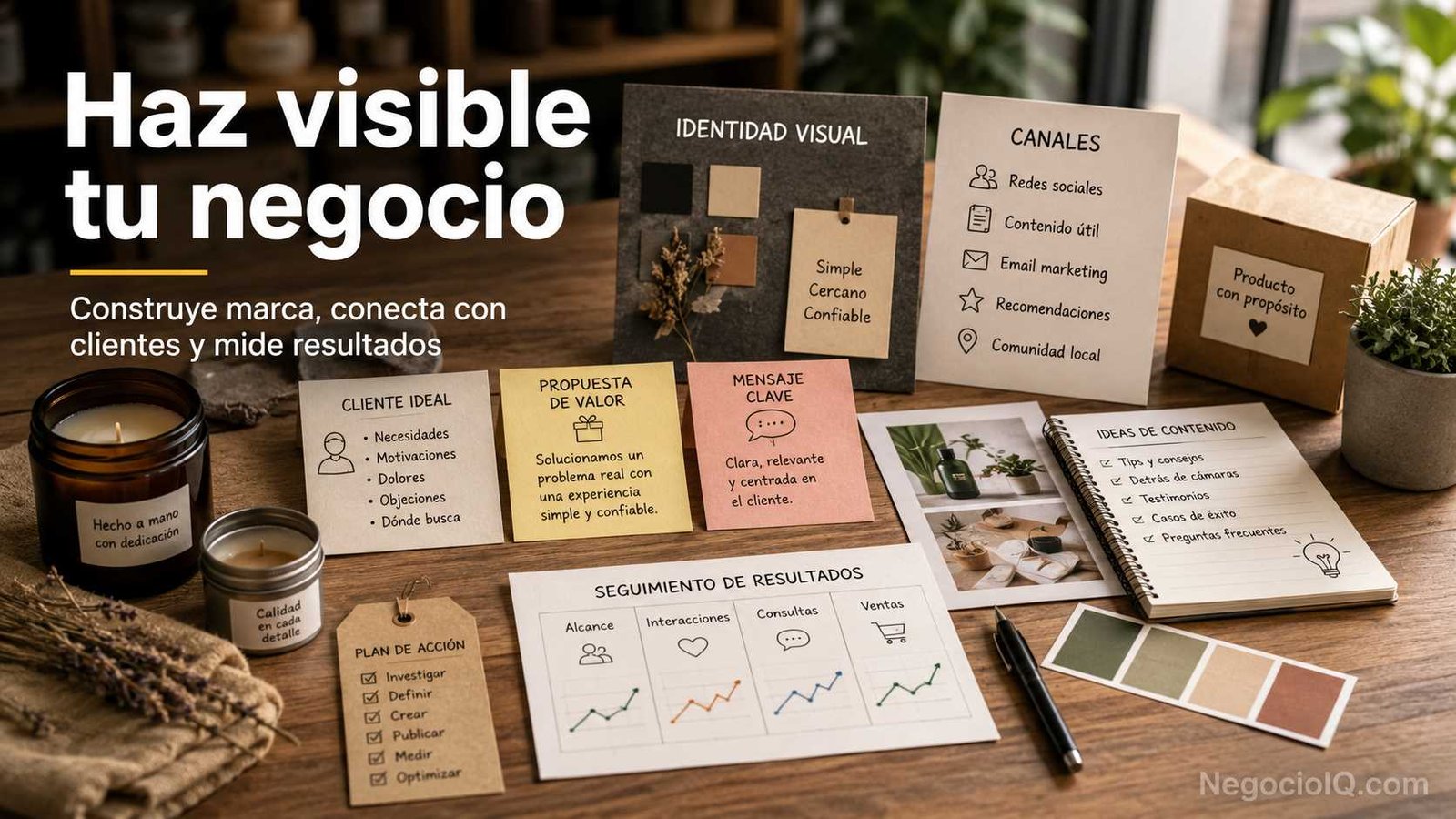 Marketing para emprendedores para crear marca y atraer clientes 1 Marketing para emprendedores conectando marca, canales y clientes potenciales