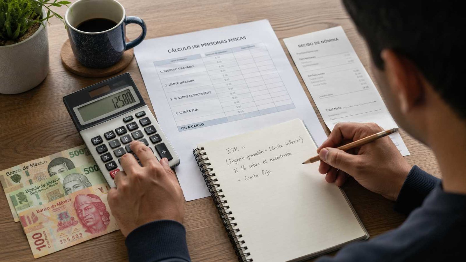 Cálculo ISR personas físicas 2026: tabla, fórmula y ejemplos 1 Cálculo ISR personas físicas con calculadora, ingresos y tabla fiscal