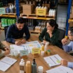 Equipo realizando planeación de la demanda para ajustar ventas previstas, compras e inventario