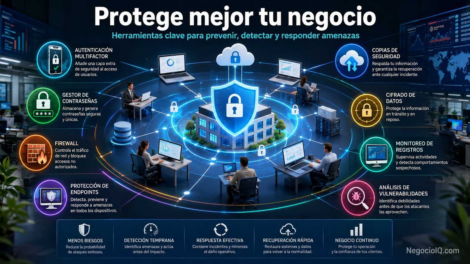 Herramientas esenciales para la seguridad informática en una empresa